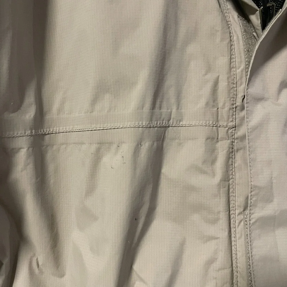 Royal Robbins Mens Tan Ripstop Nylon Hooded Outdoor Travel Jacket Size‎ M Khaki